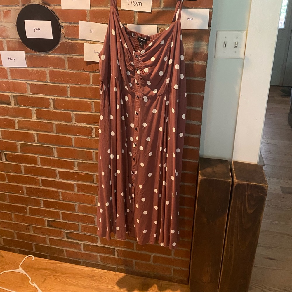 EUC 4x torrid button down dress!